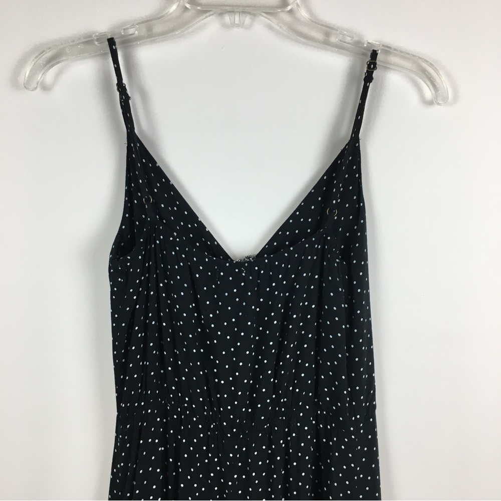 Xhileration Black Polka Dot Slip Dress Sz XS Whimsigoth Witch Coquette Camisole - Picture 10 of 11